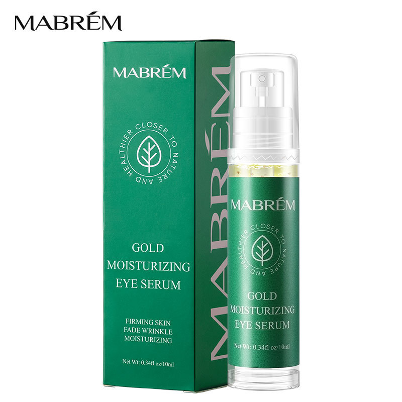 4K Gold Eye Serum Moisturizing Hydrating For Fine Lines Dark Circles Daily Care 10ml