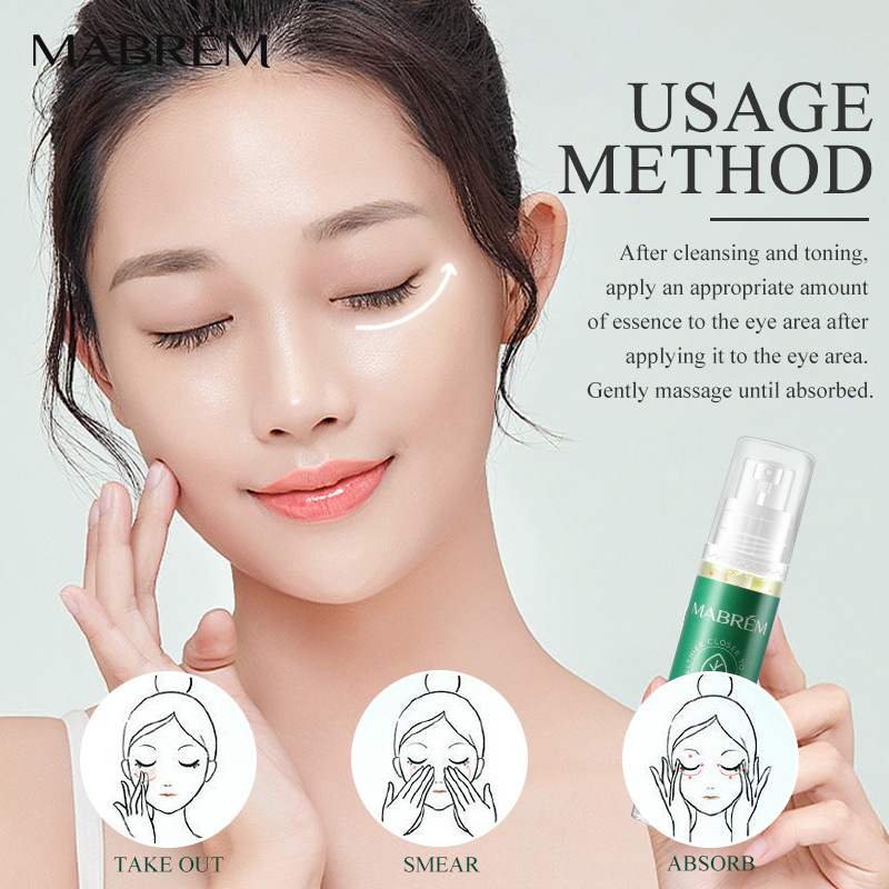 4K Gold Eye Serum Moisturizing Hydrating For Fine Lines Dark Circles Daily Care 10ml