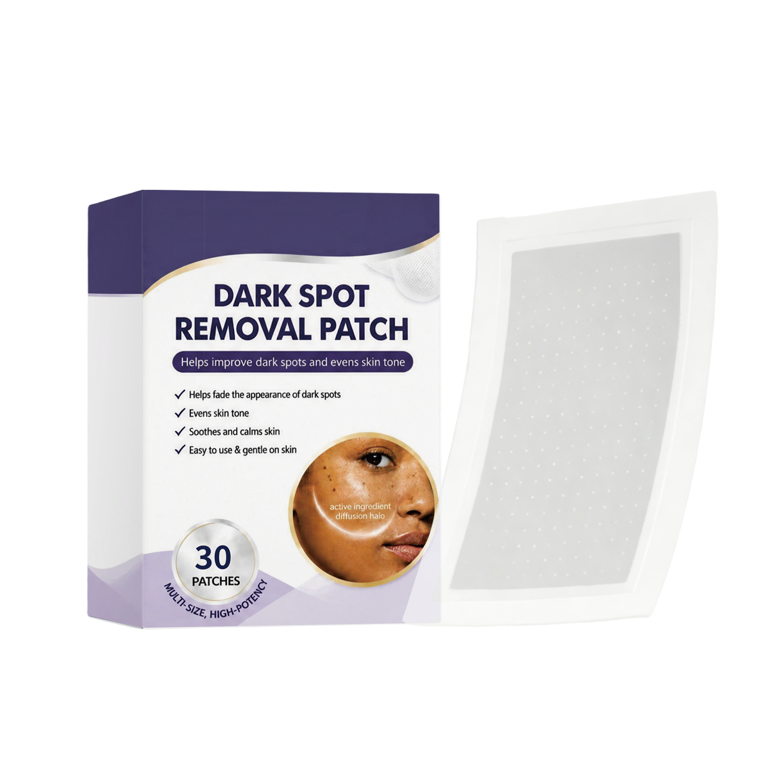 Facial Blemish Care Patch Multi Effect Plant Extract Formula Invisible Portable Day Night Protection Patch Design Facial Care