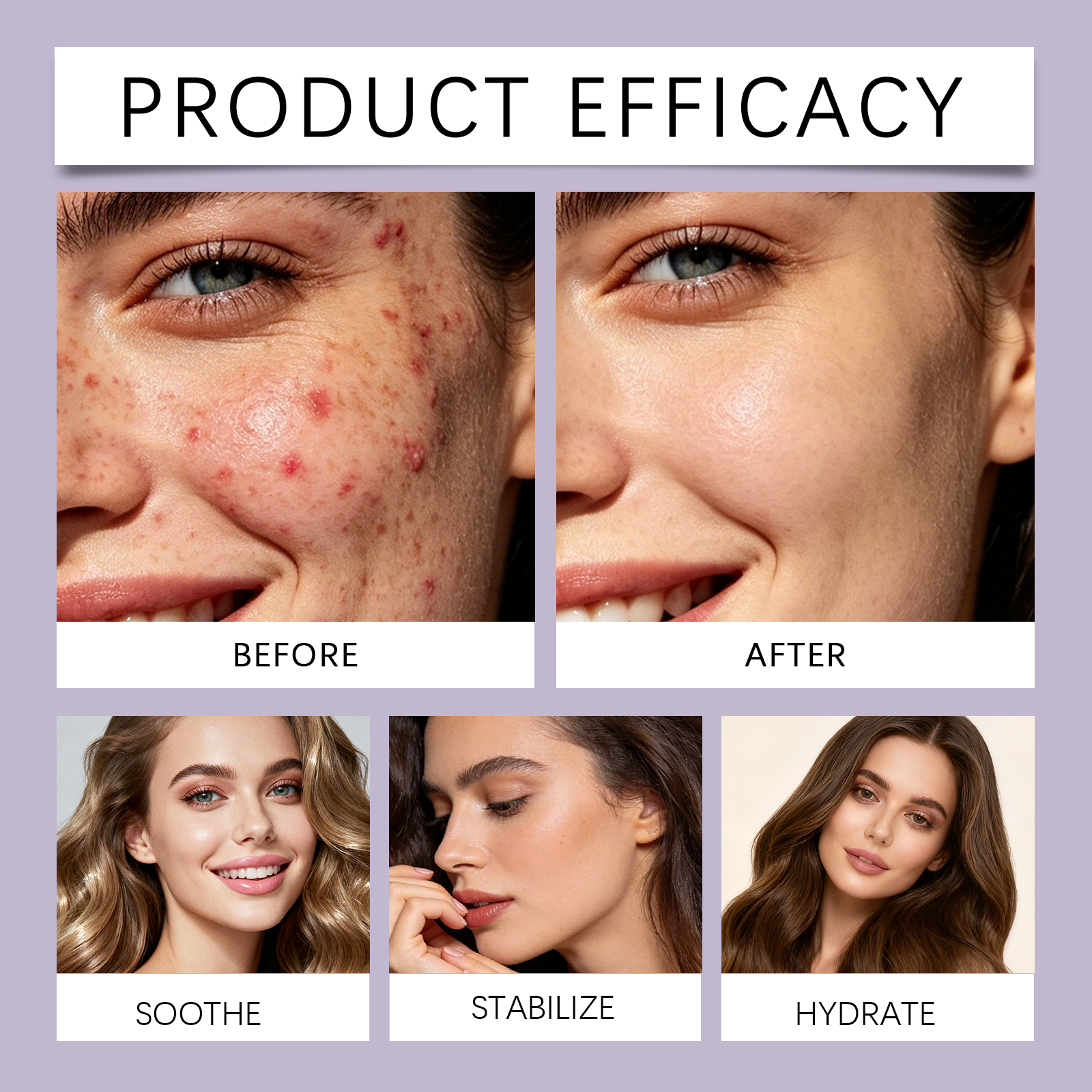 Facial Blemish Care Patch Multi Effect Plant Extract Formula Invisible Portable Day Night Protection Patch Design Facial Care