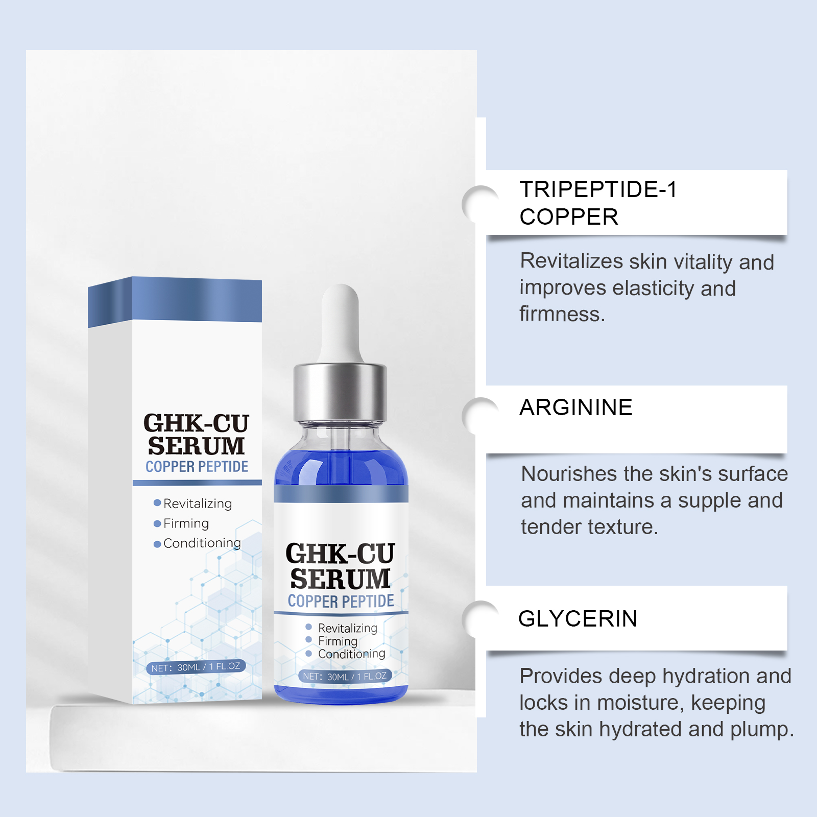 Facial Essence Liquid Containing Active Ingredients Smooth Texture Fast Absorption Gentle For Daily Full Face Skin Care