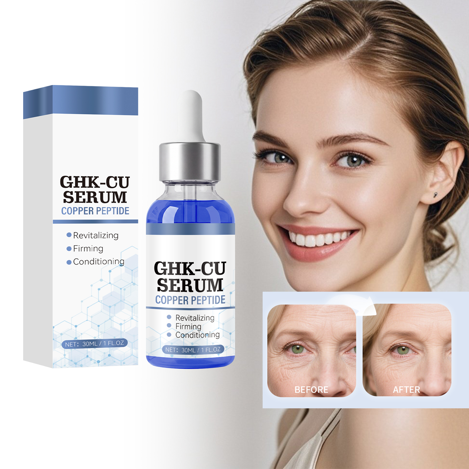 Facial Essence Liquid Containing Active Ingredients Smooth Texture Fast Absorption Gentle For Daily Full Face Skin Care