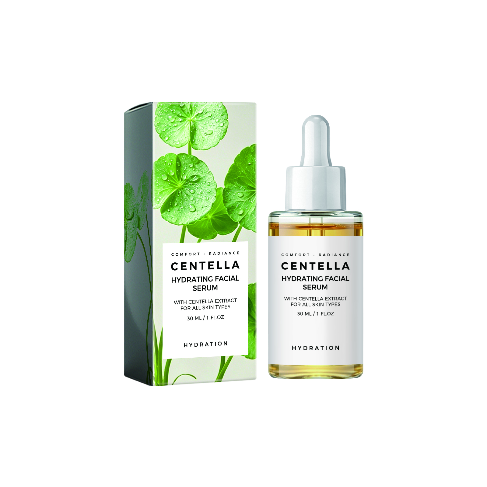 Facial Centella Essence Refreshing Nonsticky Hydrating Soft Light Moisturizing Skin Care
