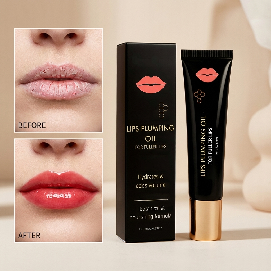 Moisturizing Plumping Lip Oil Light Soft Hydrating Nonsticky Daily Lip Care