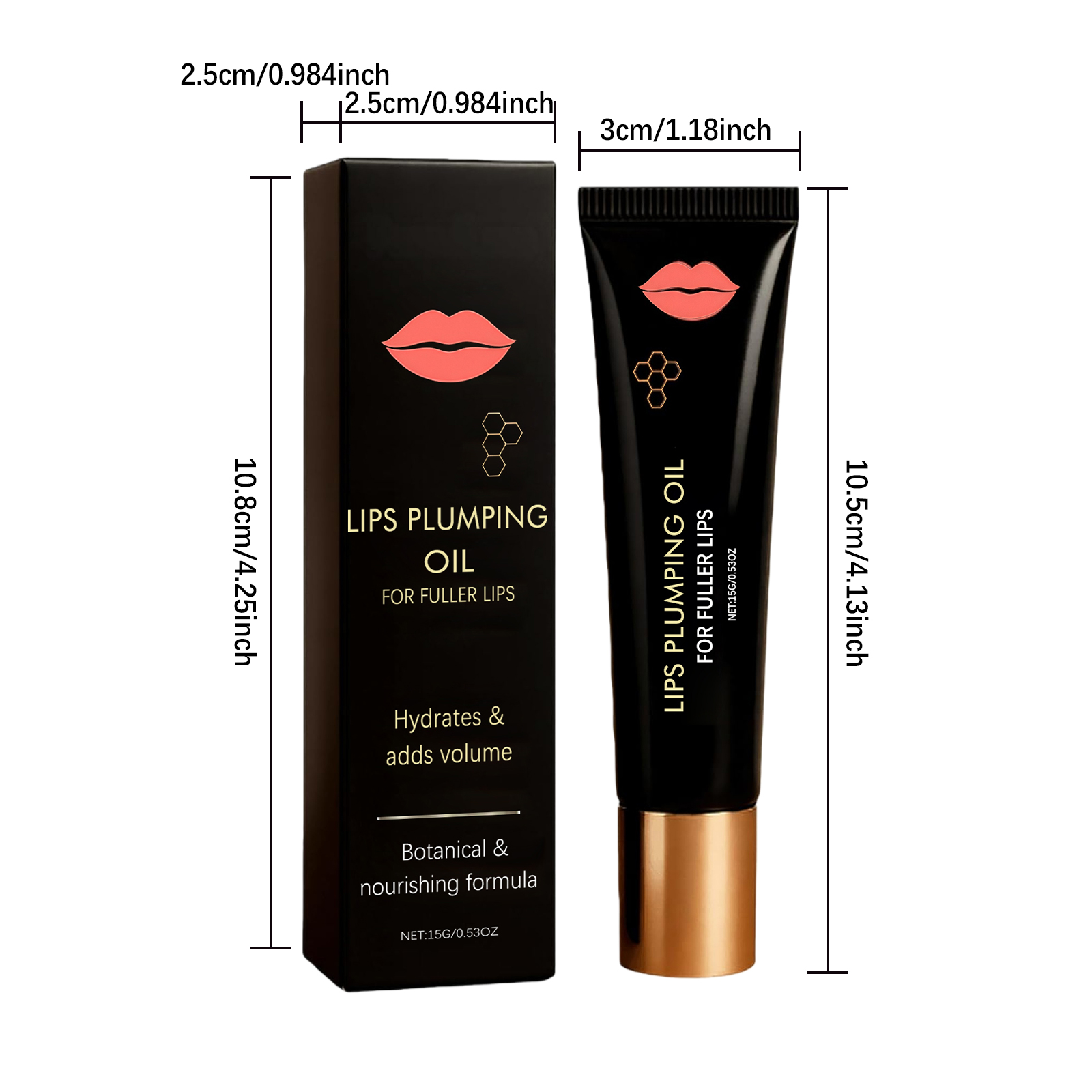 Moisturizing Plumping Lip Oil Light Soft Hydrating Nonsticky Daily Lip Care