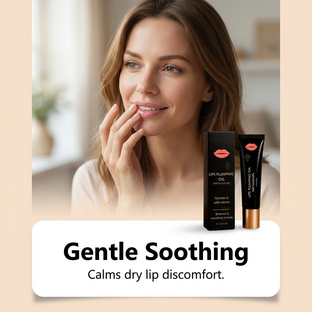 Moisturizing Plumping Lip Oil Light Soft Hydrating Nonsticky Daily Lip Care