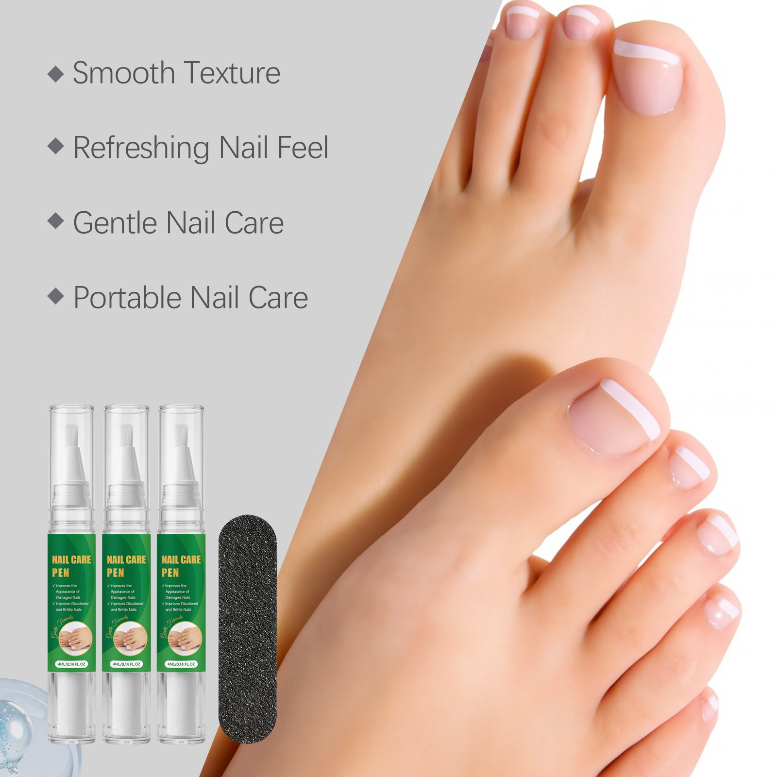 Nail Care Pen Set Moisturizing Water Lock Comfortable Cuticle Smooth Texture Daily Nail Maintenance Kit
