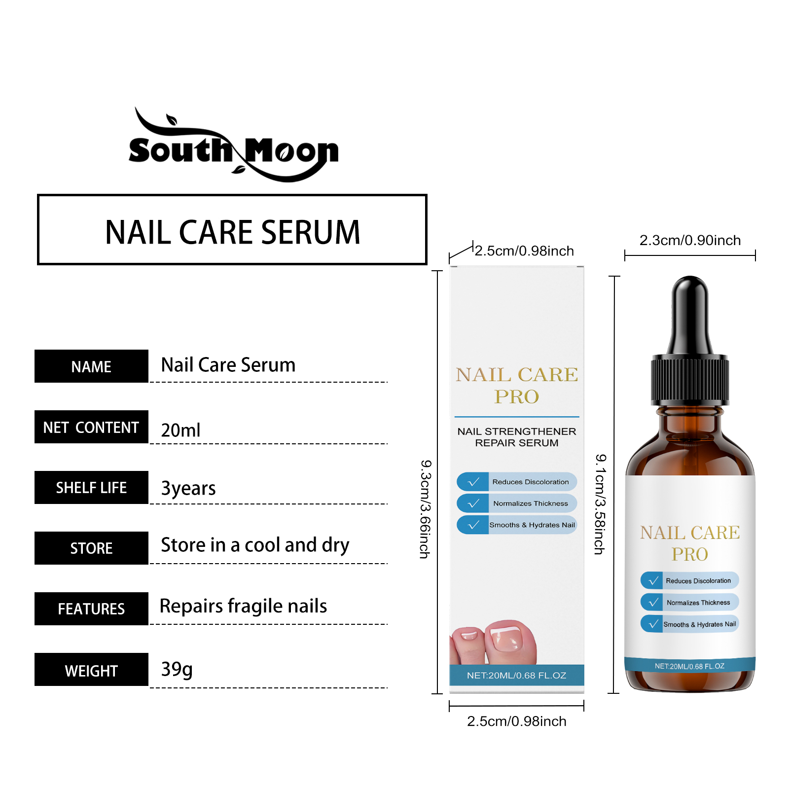 Nail Care Essence Mild Nourish Soften Cuticle Hydrating Strengthen Shine Fingernail Toenail Protect