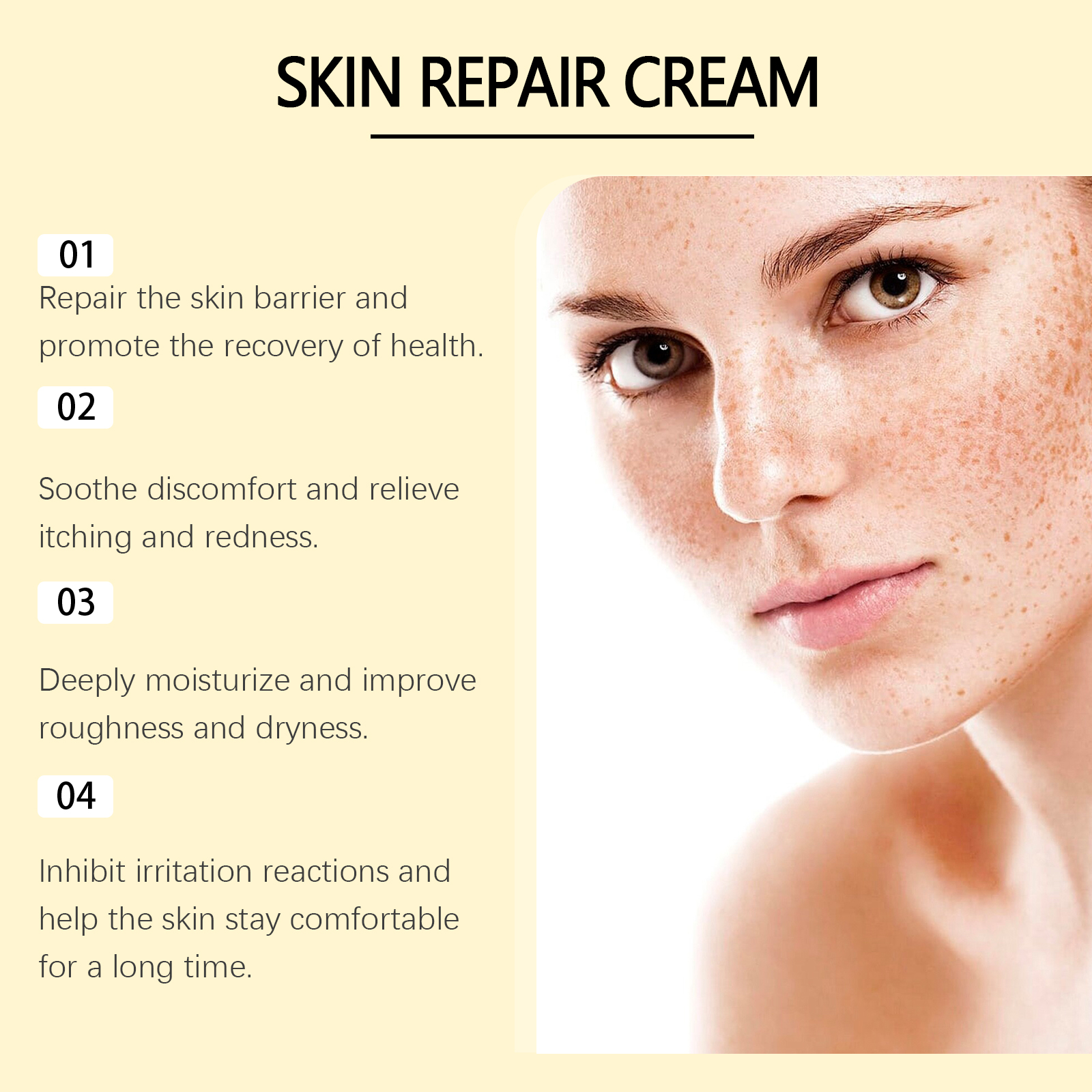 Skin Care Cream Facial Moisturizing Hydrating Nourishing Brightening Spot Repair Massage Lotion Face Glow Maintenance Ointment