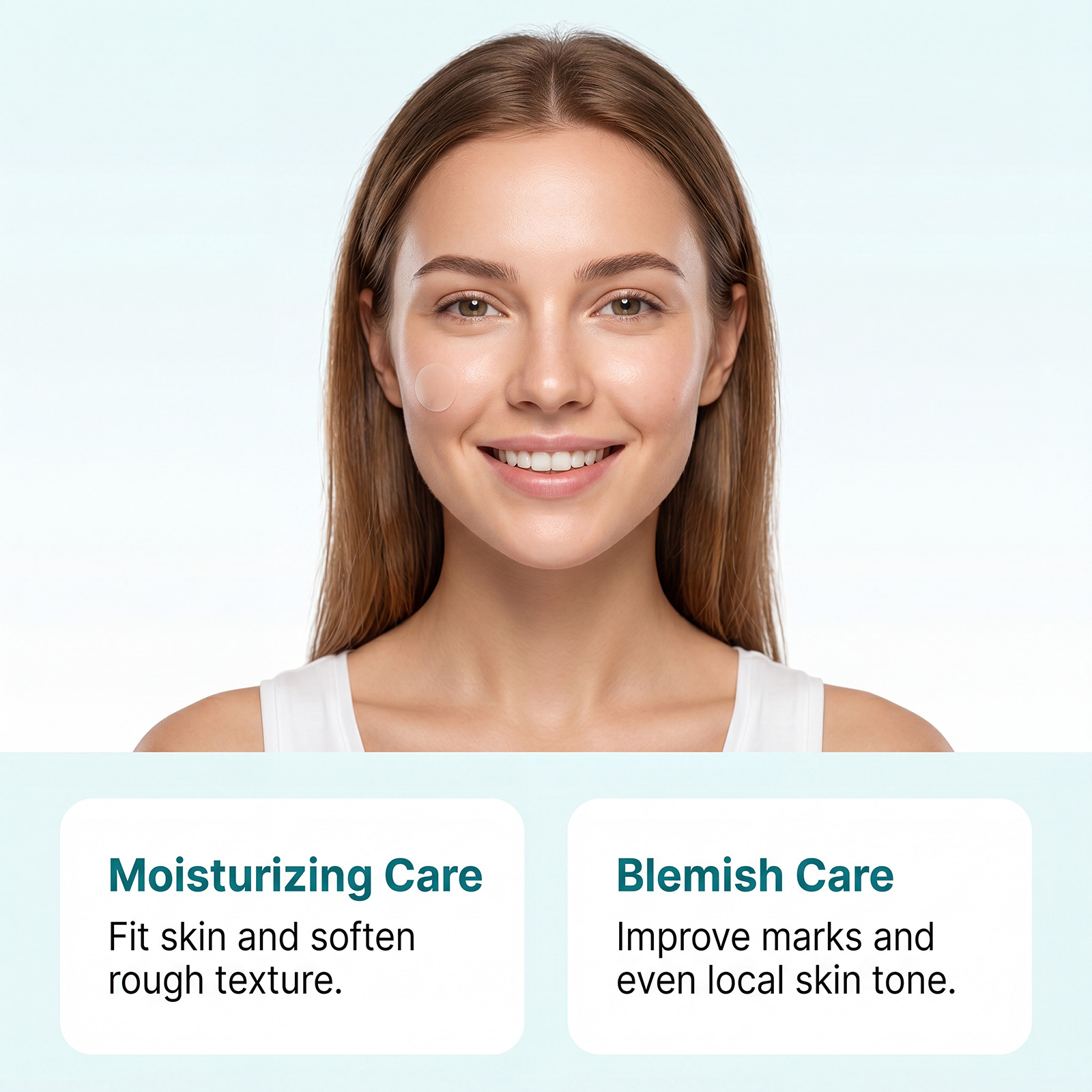 Facial Body Smoothing Care Patch Mild Skin Friendly Breathable Clean Acne Daily Day Night Skin Treatment