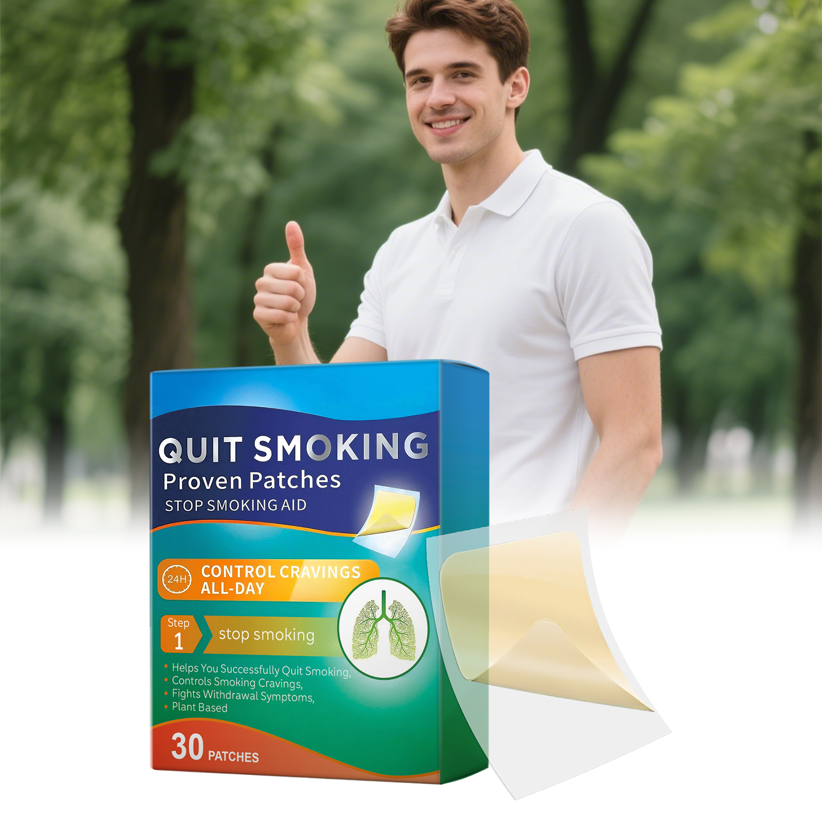 Herb Care Patch Daily Mild Nourish Balance Comfort Convenient Body Condition Adjust Maintain Soft Care