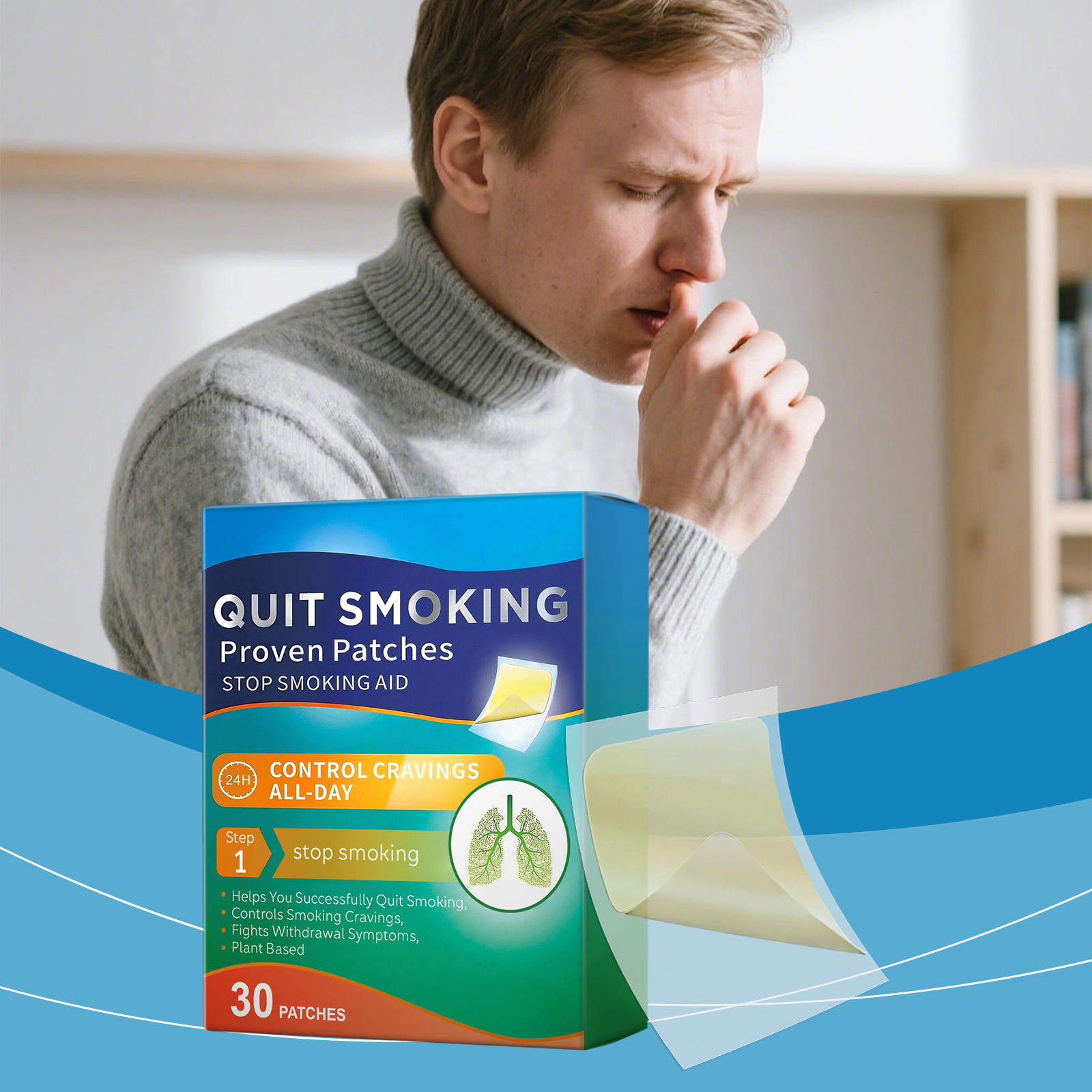 Herb Care Patch Daily Mild Nourish Balance Comfort Convenient Body Condition Adjust Maintain Soft Care