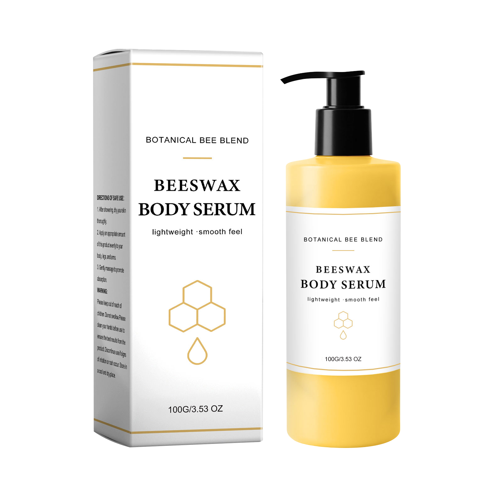 Beeswax Silky Body Essence Smooth Texture Plant Fragrance Full Body Use Long Lasting Moisturizing Skin Care