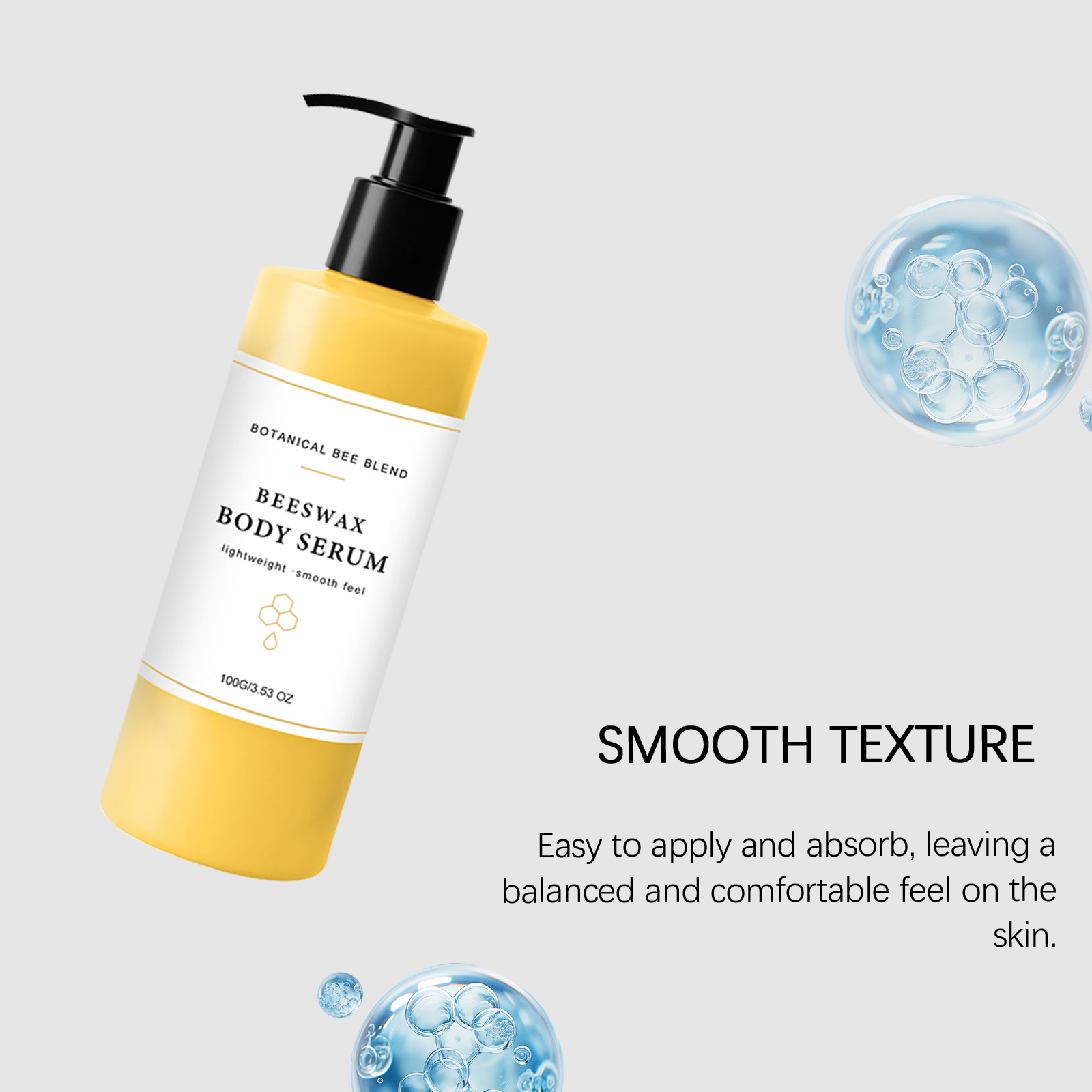 Beeswax Silky Body Essence Smooth Texture Plant Fragrance Full Body Use Long Lasting Moisturizing Skin Care