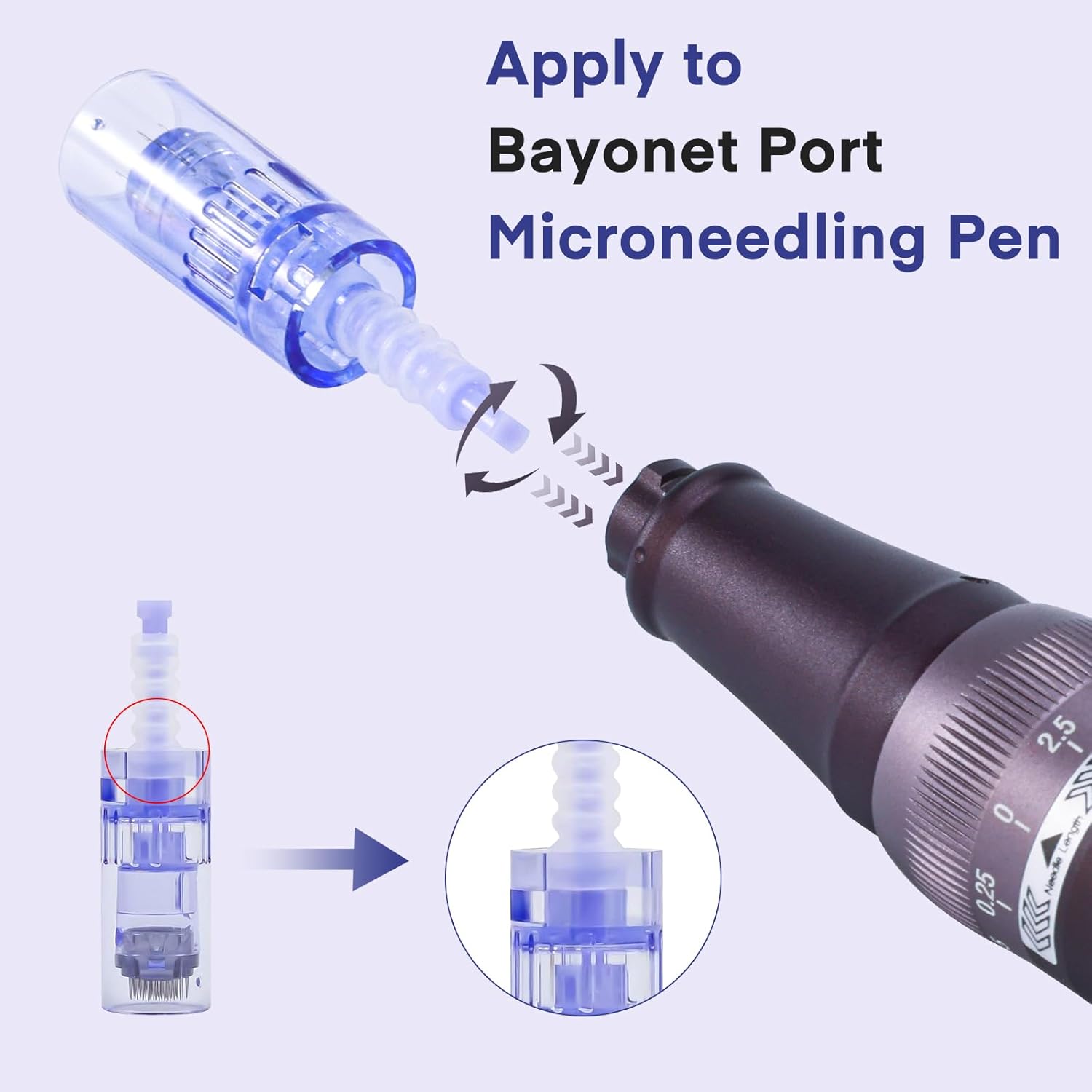 20pcs 12pin Microneedling Derma Pen A6 Cartridge