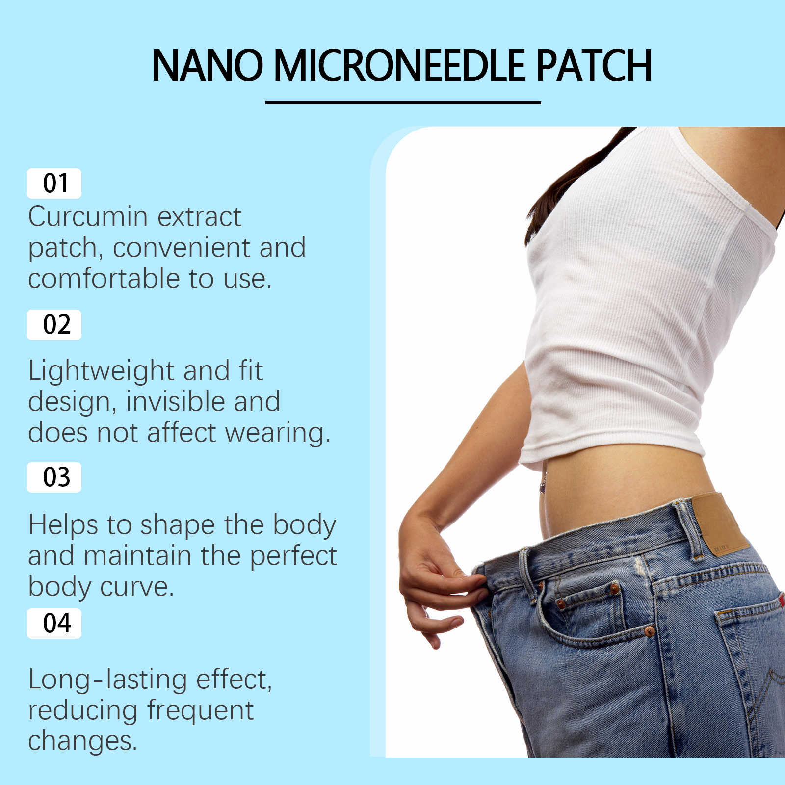 Body Care Patch Gentle Body Shaping Mild Skin Nourishing Figure Optimizing Sticker
