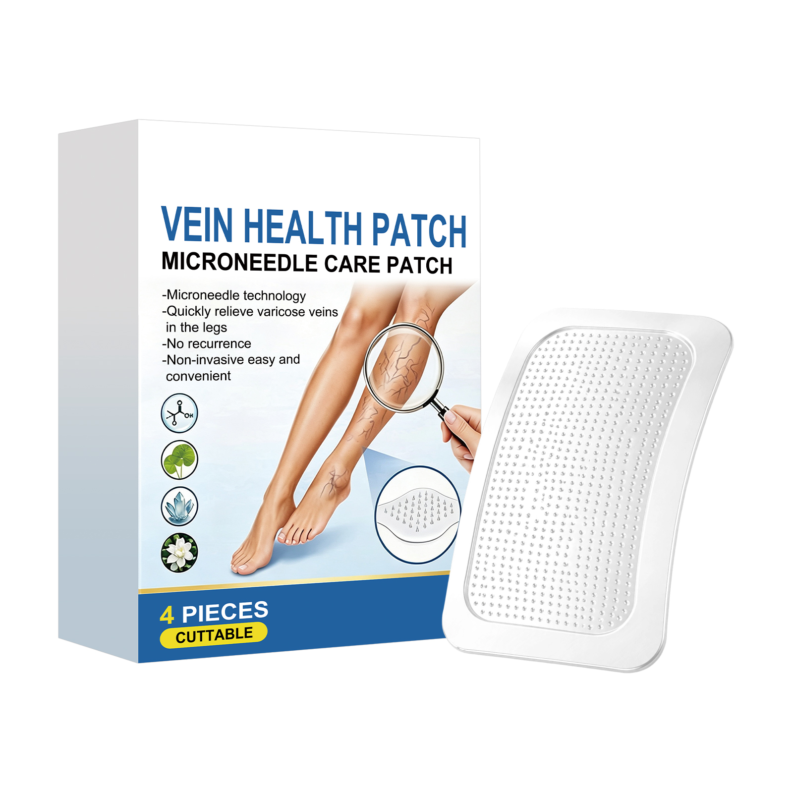 Leg Care Patch Moisturizing Hydrating Gentle Soft Skin Friendly Comfortable Body Daily Portable Leg Care