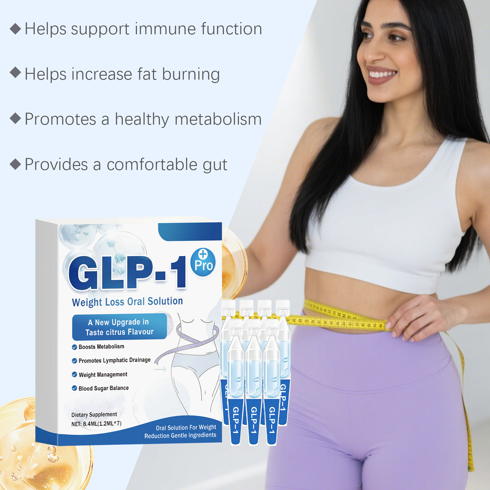 Body Care Drops Mild Ease Physical Intestinal Discomfort Boost Vitality Daily Nourish Body Liquid