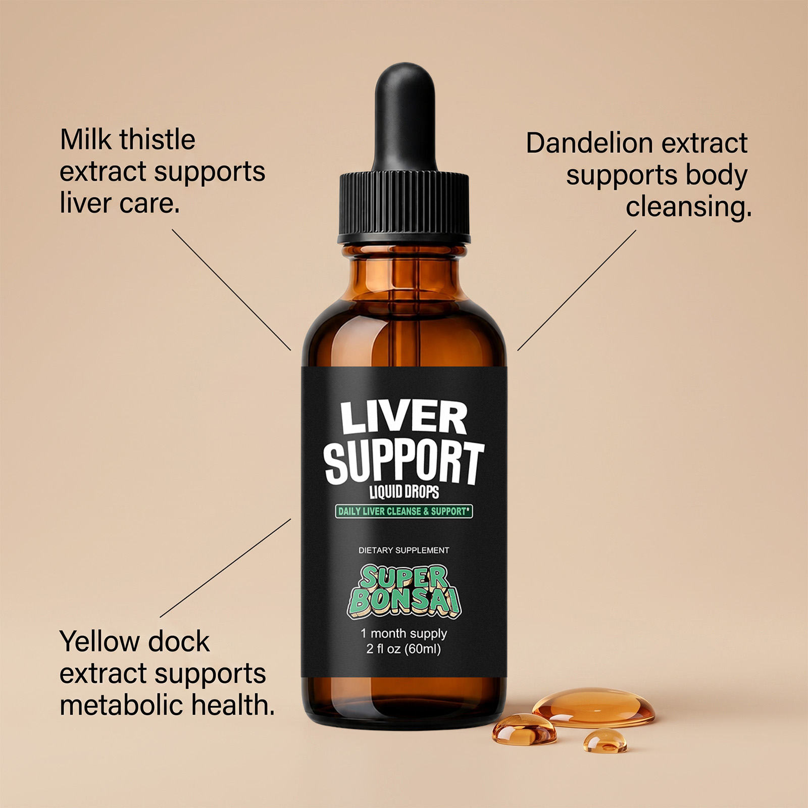 Comfort Nourish Droplets Plant Essence Herbal Dietary Supplement Body Nutrition Daily Comfort Care Liquid Drops