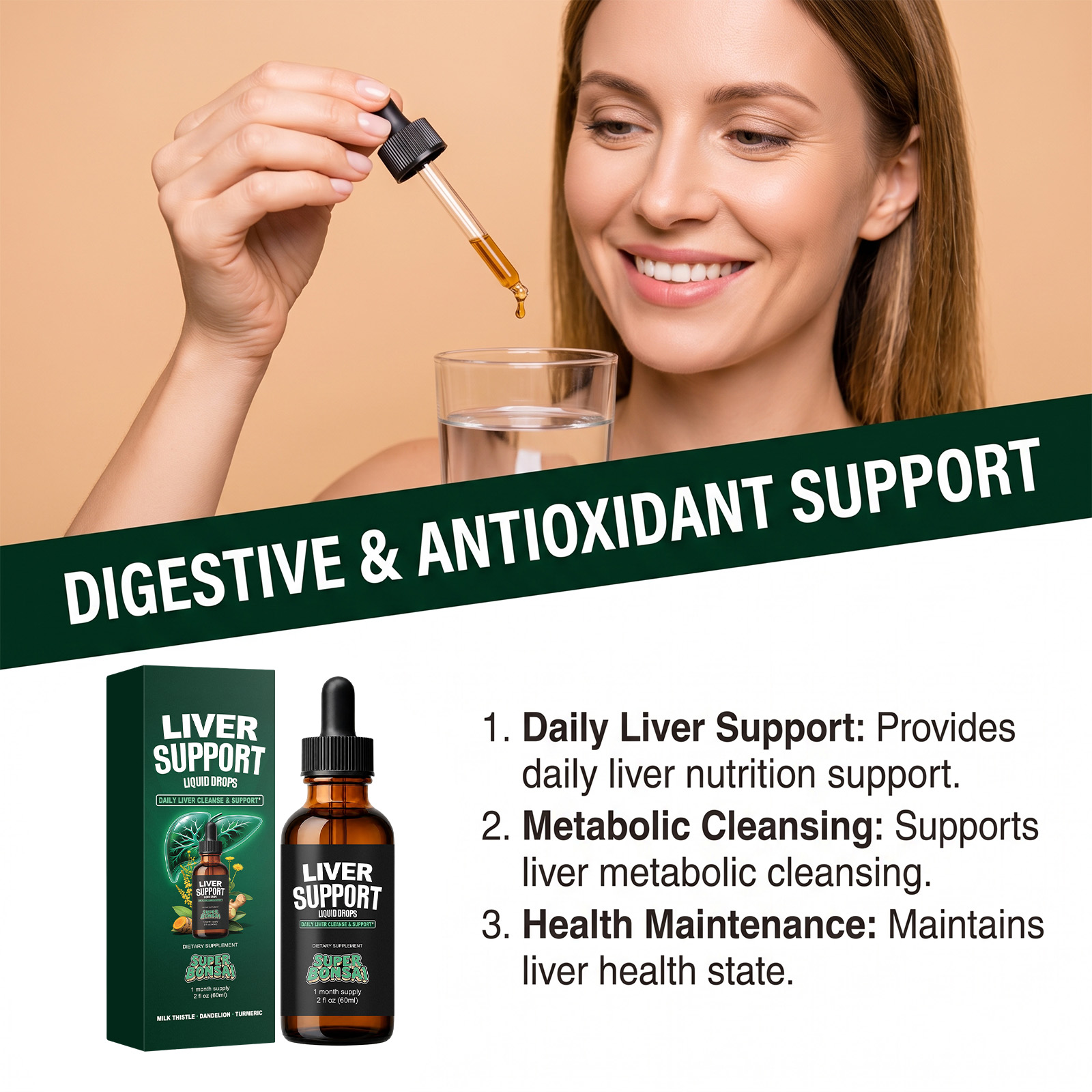 Comfort Nourish Droplets Plant Essence Herbal Dietary Supplement Body Nutrition Daily Comfort Care Liquid Drops