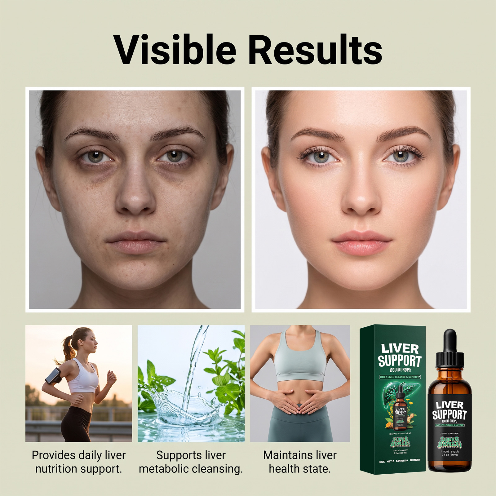 Comfort Nourish Droplets Plant Essence Herbal Dietary Supplement Body Nutrition Daily Comfort Care Liquid Drops