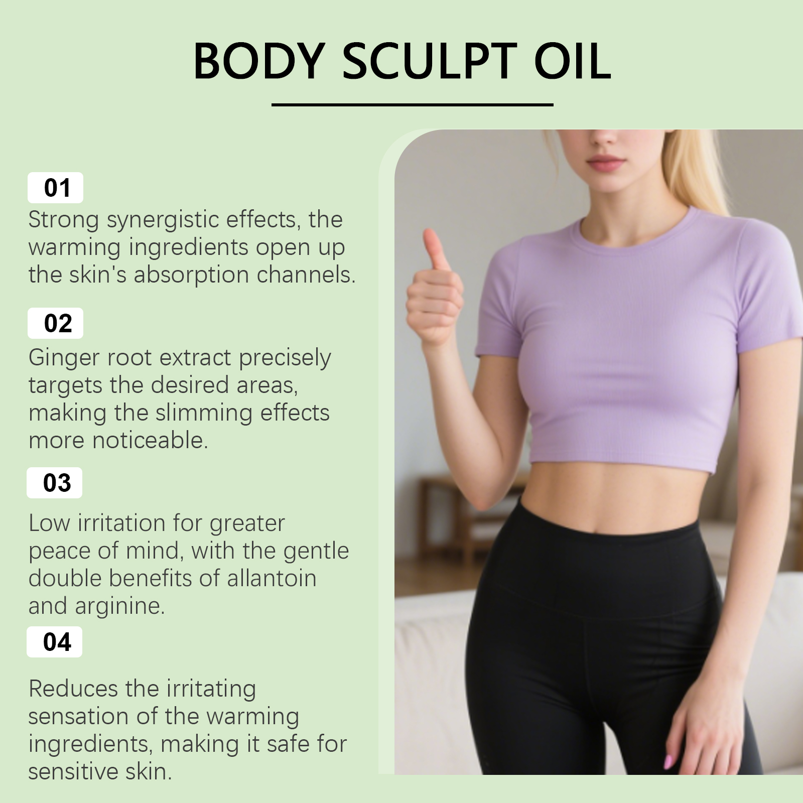 Body Care Essential Oil Moisturizing Smoothing Skin Slimming Light Comfort Natural Refreshing Body