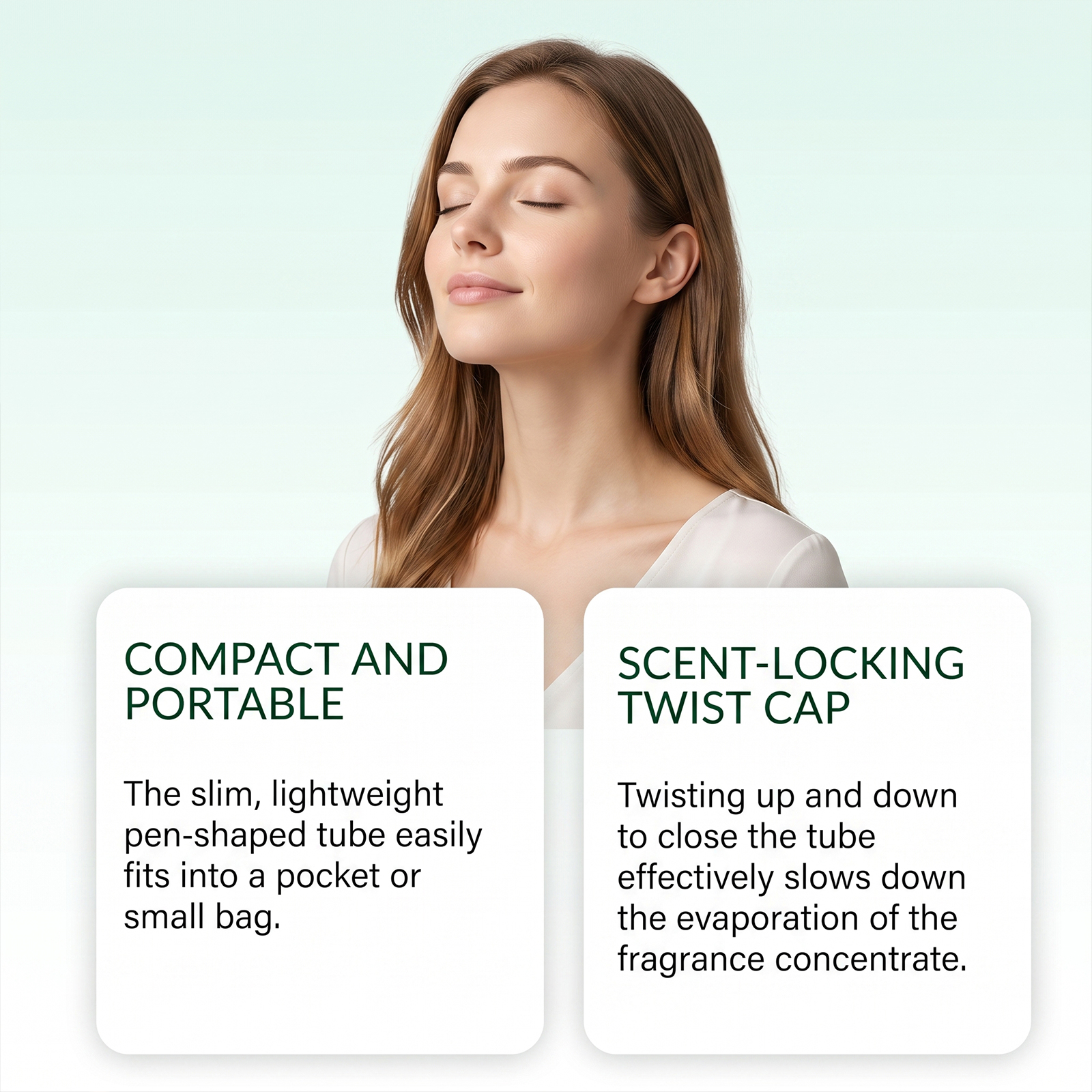 Mullein Scent Aromatherapy Inhaler Natural Plant Ingredient Body Care Moist Mild Daily Portable