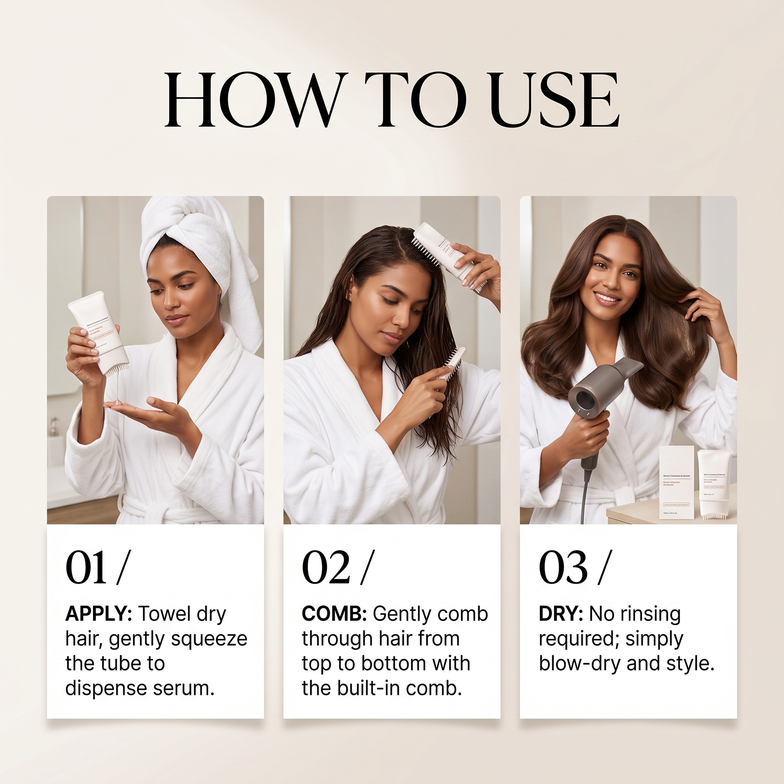 Hair Care Essence Daily Moisturizing Softening Hair Refreshing Absorbent Fluffy Hair Care Liquid