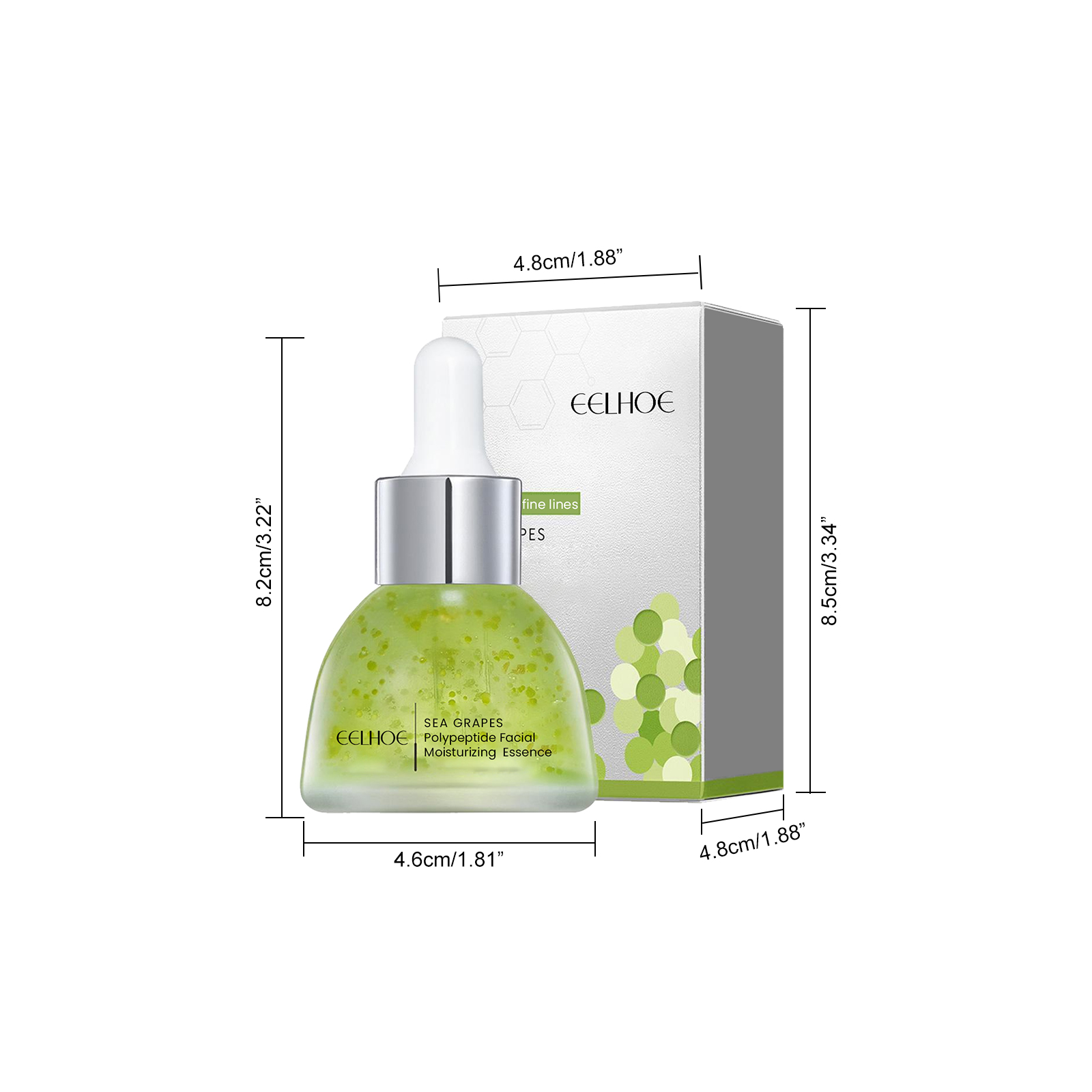 Sea Grape Polypeptide Essence Liquid Mildly Nourishes Facial Skin Hydrates Moisturizes Softens Refreshes
