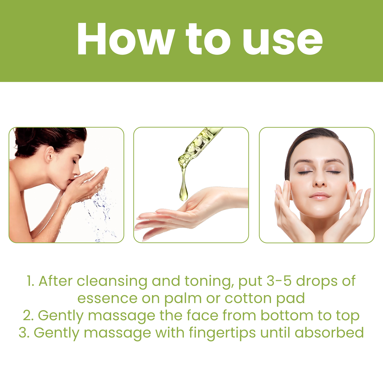 Sea Grape Polypeptide Essence Liquid Mildly Nourishes Facial Skin Hydrates Moisturizes Softens Refreshes