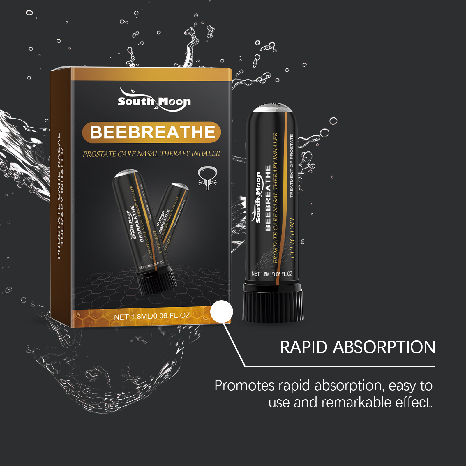 Male Body Care Inhaler Ease Discomfort Boost Vitality Gentle Care For Men Daily Maintenance