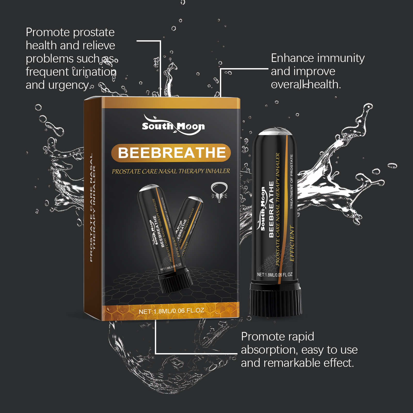 Male Body Care Inhaler Ease Discomfort Boost Vitality Gentle Care For Men Daily Maintenance