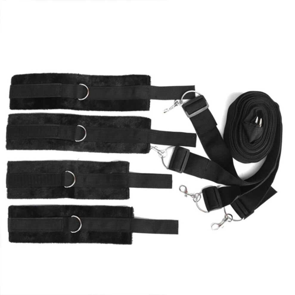 Under Bed Restraint System Bondage Strap Rope Cuffs Adult Kit BDSM Sex Toy