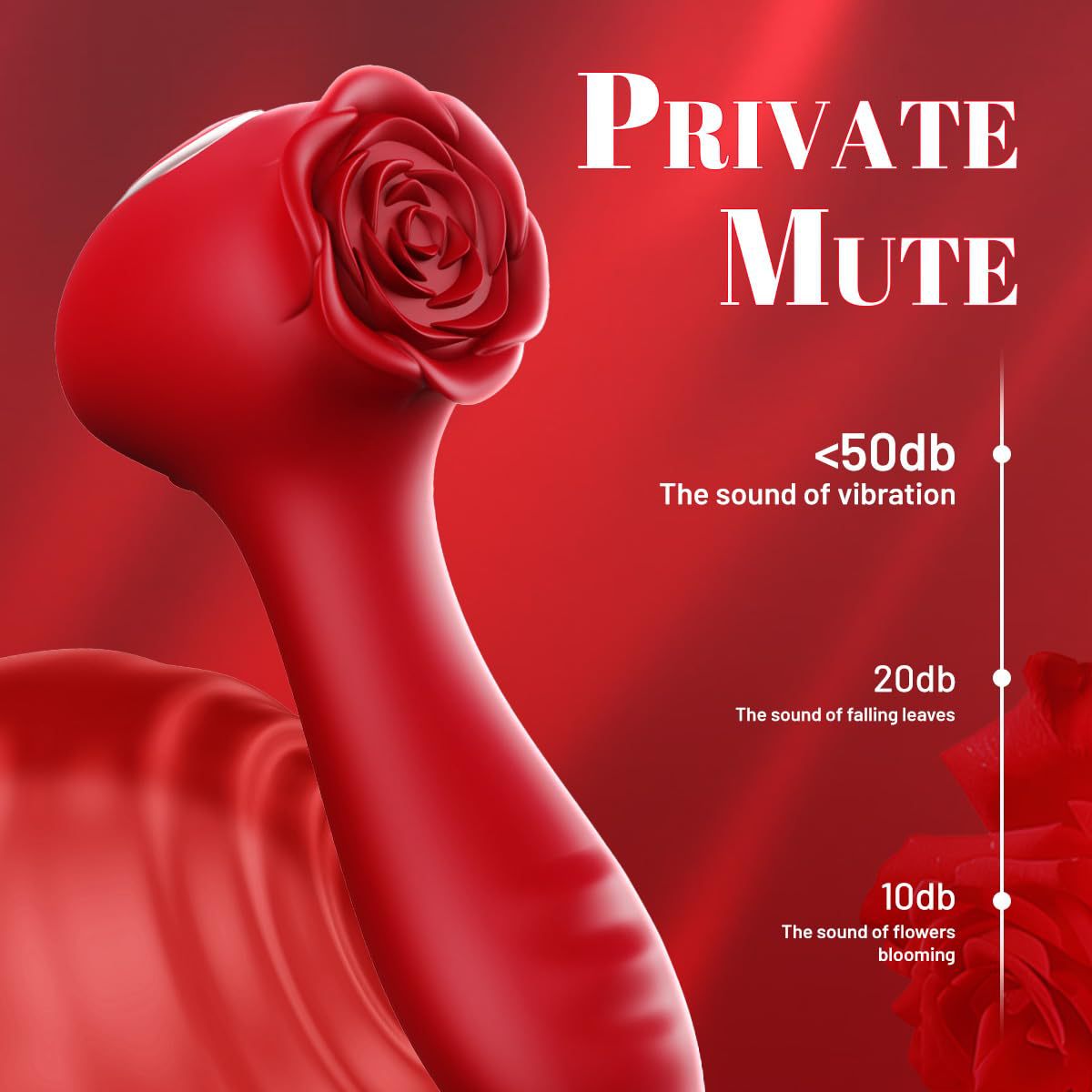 Vibrator Massagers Insertable Dildo Small Rotating Bead Wand Adult Sex Toy 3 In 1 Rose Vibrating Wand Clitoral Stimulator Sex Toys for Women