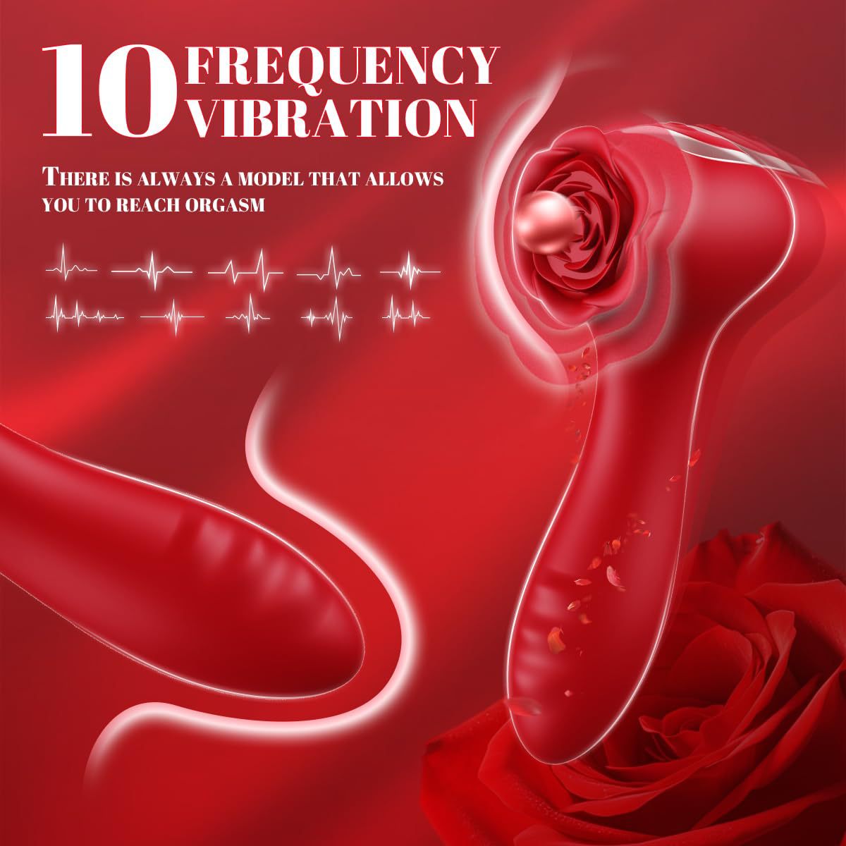 Vibrator Massagers Insertable Dildo Small Rotating Bead Wand Adult Sex Toy 3 In 1 Rose Vibrating Wand Clitoral Stimulator Sex Toys for Women
