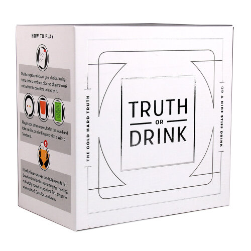 Truth or Drink - Fun Drinking Party Card Game - Dare or Shots