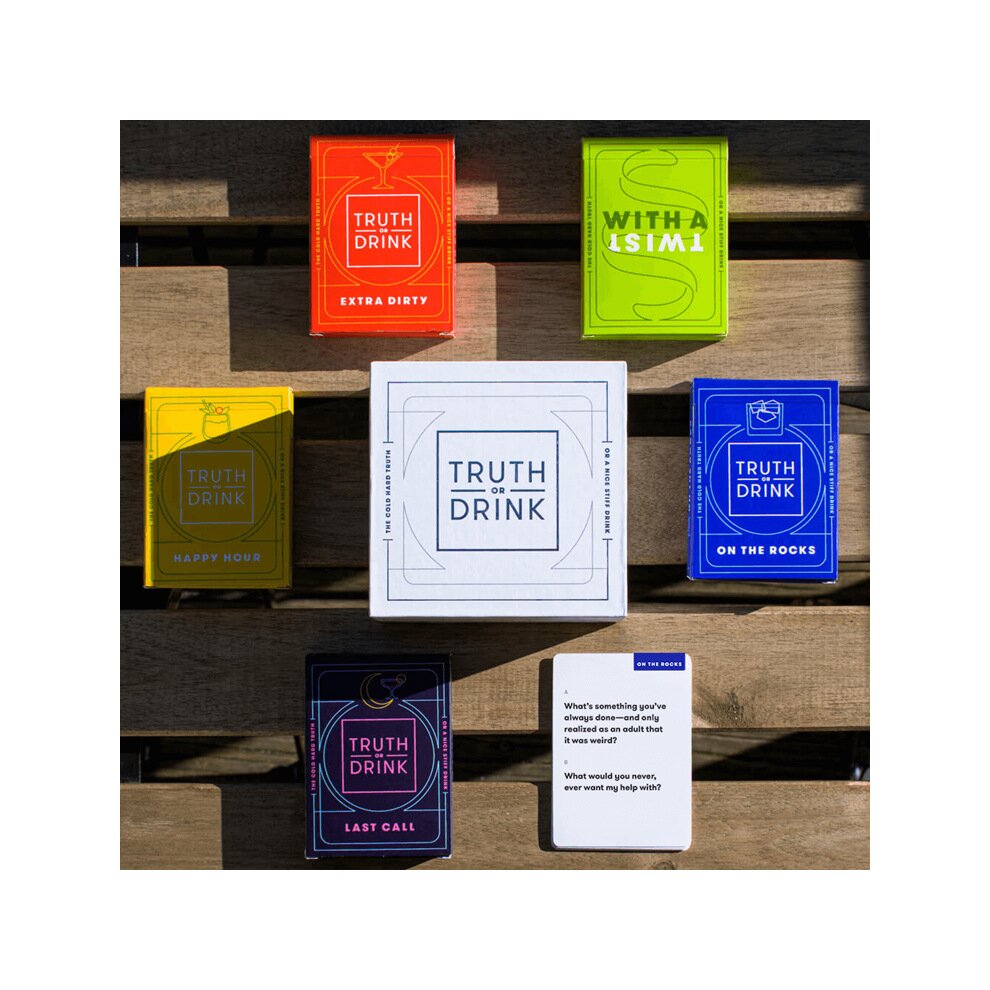 Truth or Drink - Fun Drinking Party Card Game - Dare or Shots