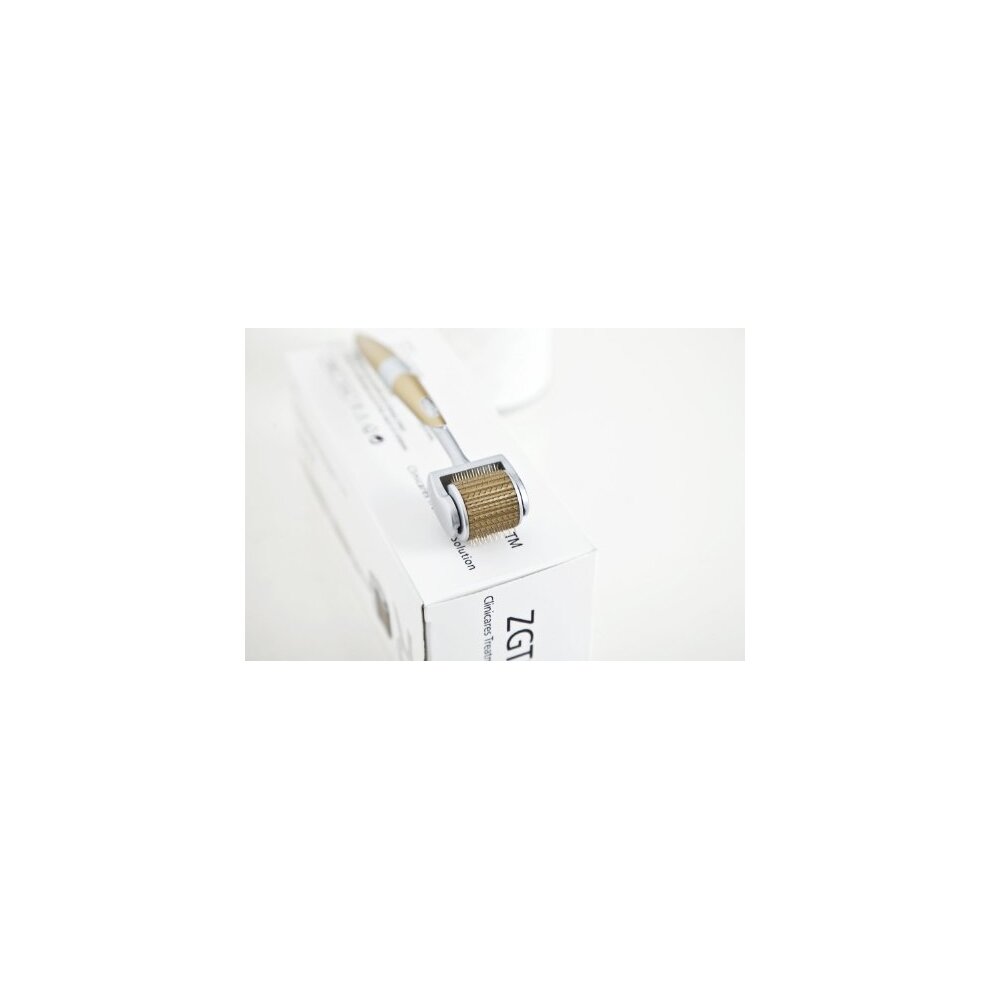 ZGTS Derma Roller Micro Needle - 0.25MM 192 Needle Titanium Luxury Roller - FDA Approved