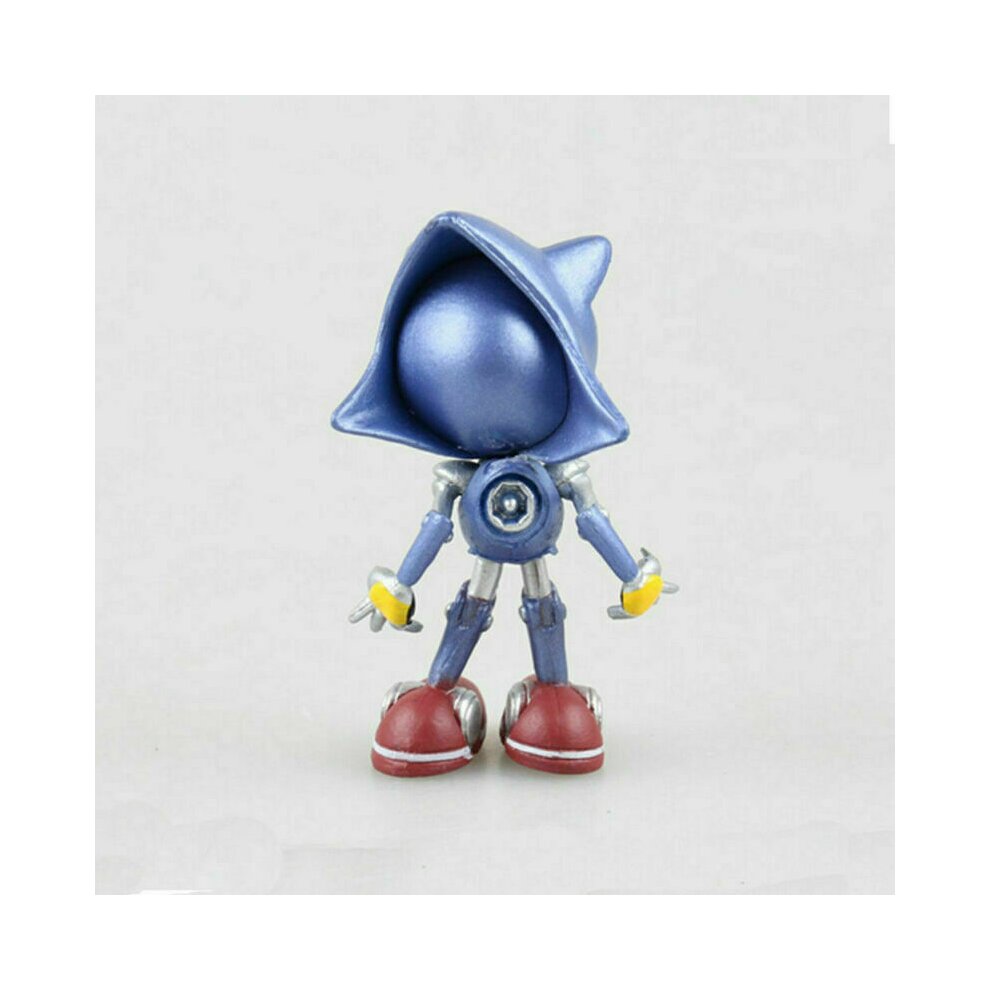 6PCS Sonic the Hedgehog Action Figure Cake Toper Birthday Gift Kids Toy