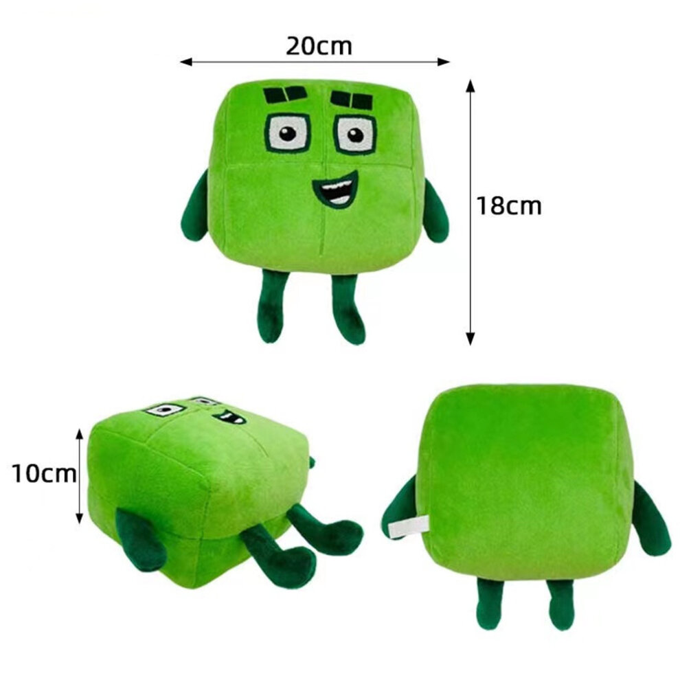 (Digital Set) Numberblocks Plush Toy Math Primer Study New
