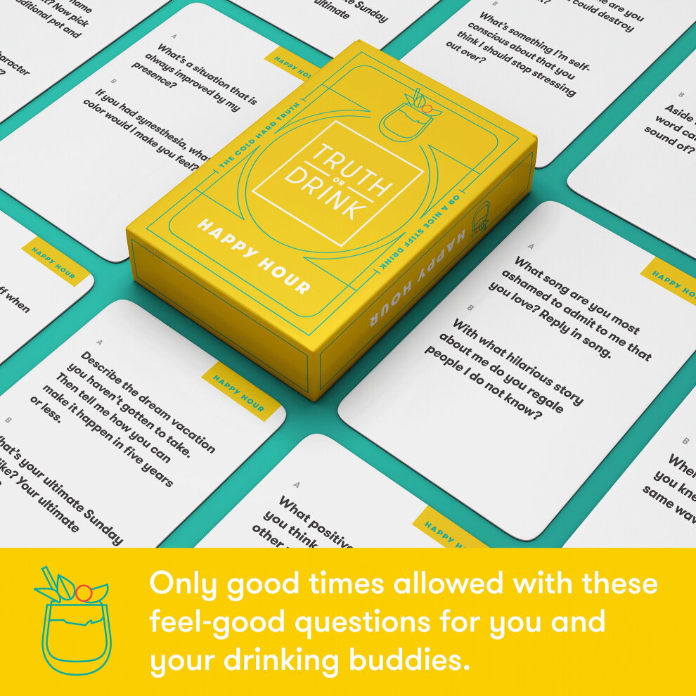 Truth or Drink - Fun Drinking Party Card Game - Dare or Shots