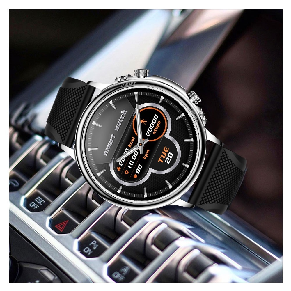 Smart Watch 1.32 Waterproof Oxygen Blood Pressure Bluetooth 5.0 Magnetic Charging Smartwatch