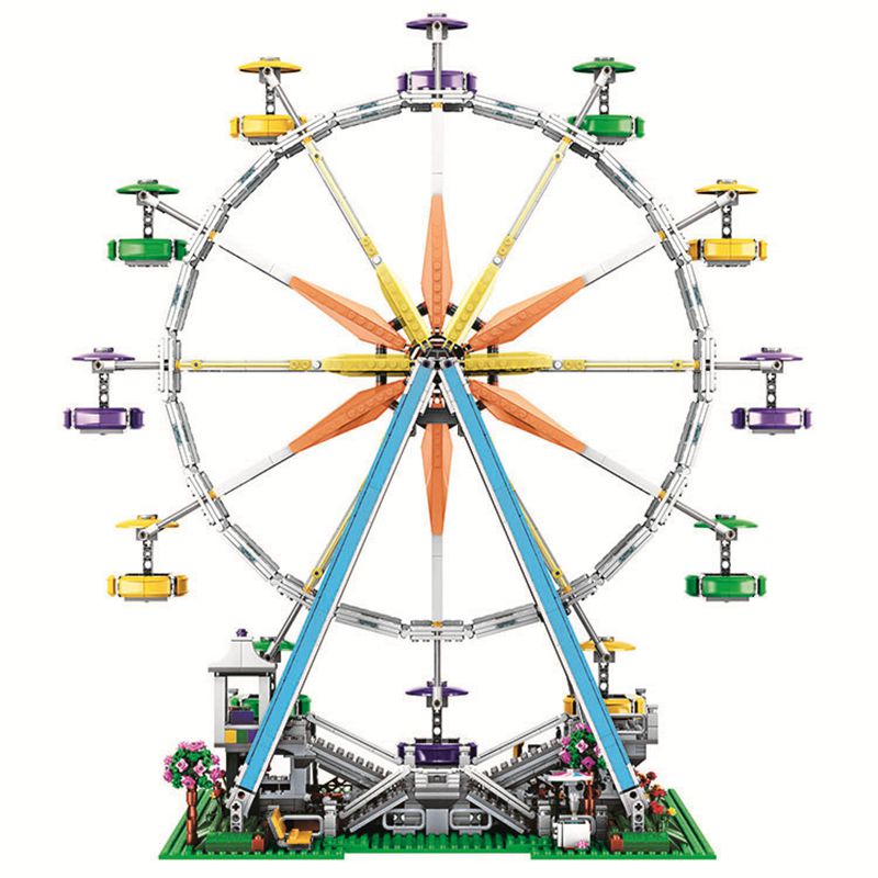 Rotating Ferris Wheel Building Blocks Toys for Children Christmas Gifts
