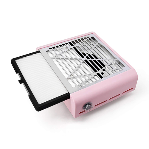 Nail Dust Collector Nail Vacuum Dust Collector Extractor Powerful Nails Suction Fan Cleaner Manicure Machine Nail Tools with Filter 40W for Acrylic Nails Removal