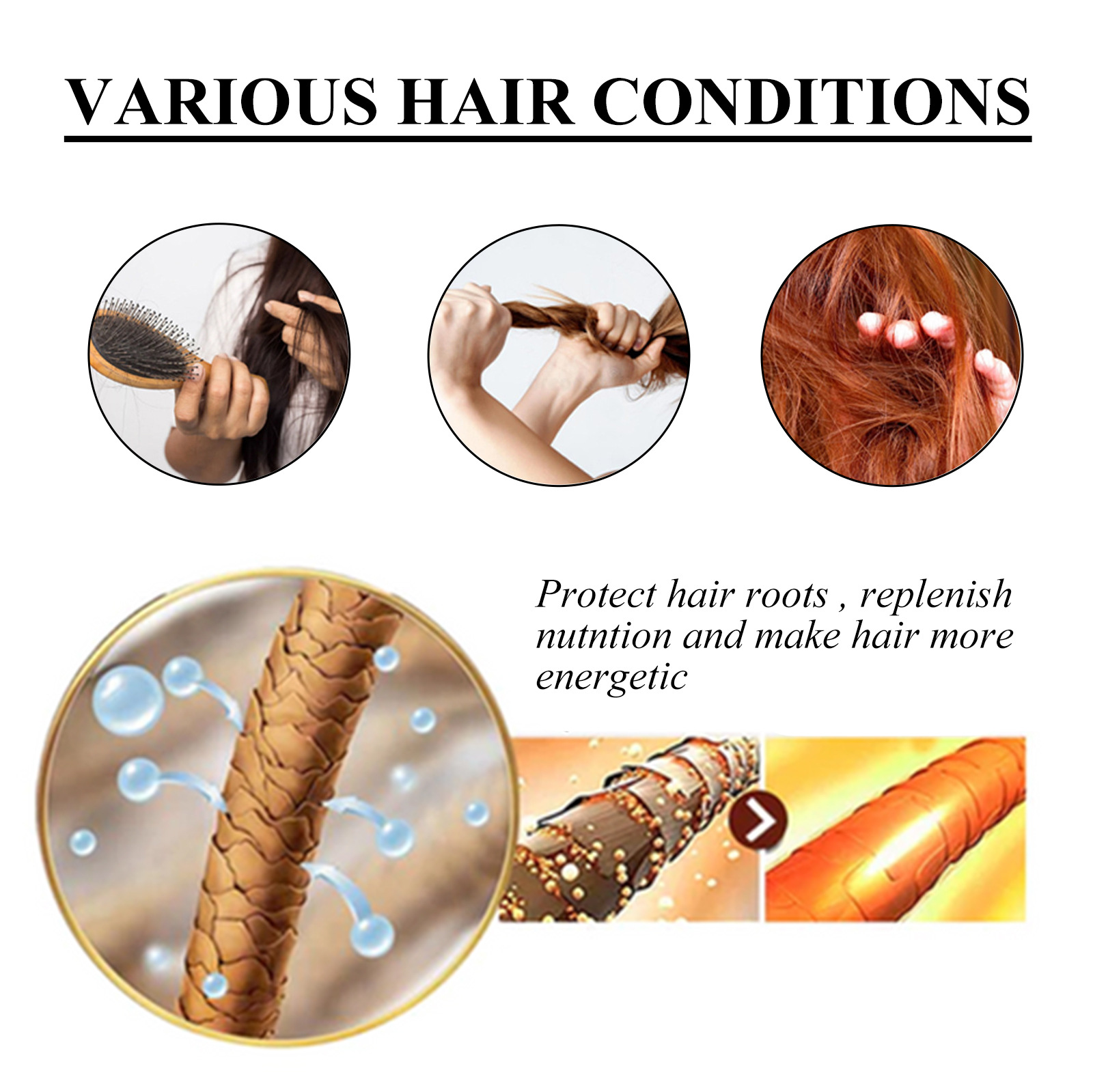 Hair Care Cream Rosemary Mint Hair Cream Anti Hair Loss Restore Soft Smooth Repair Dry Hair Damaged Frizzy Nourishing Conditioning