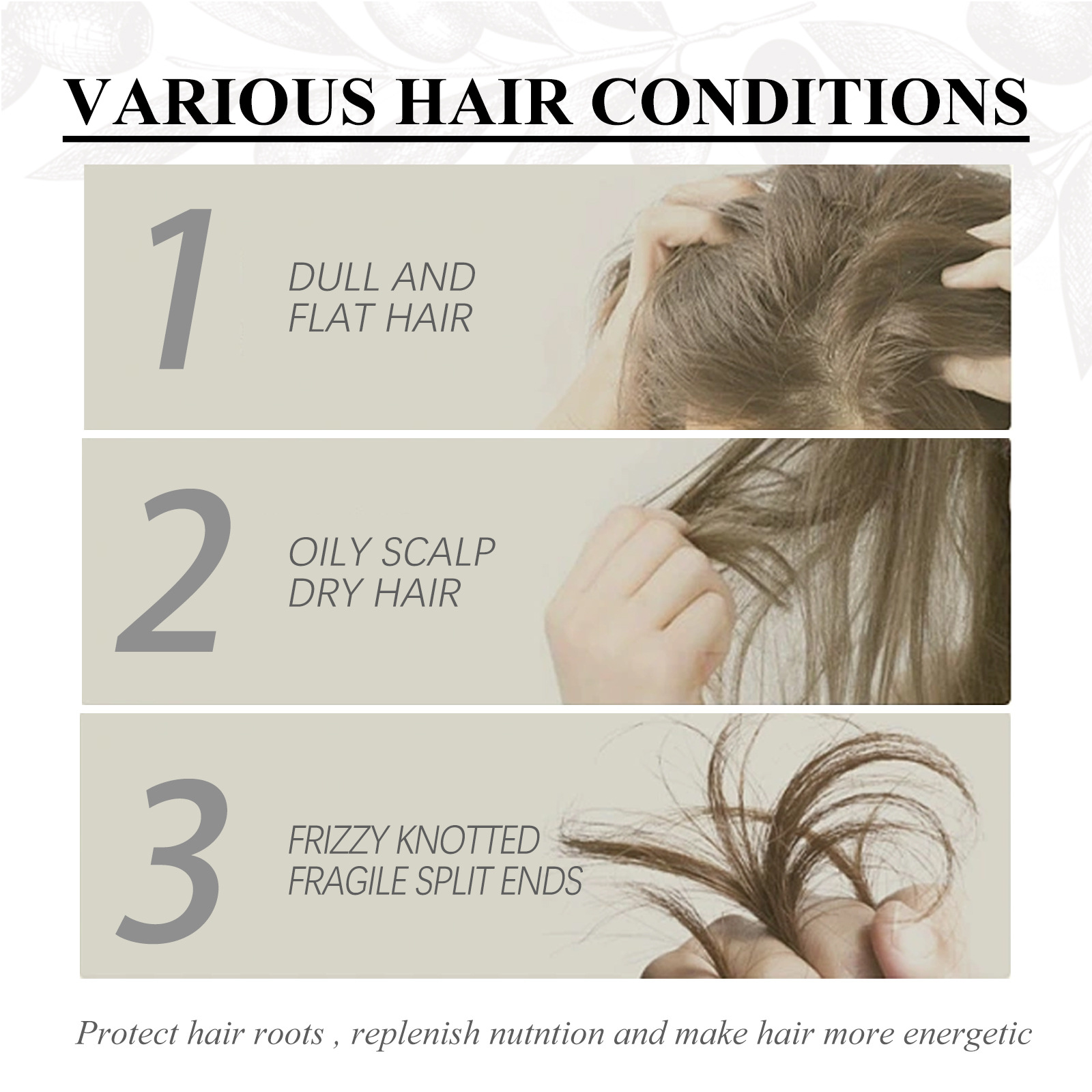 Hair Mask Smoothing Conditioner Mask Hydrating Deep Conditioning Improves Hair Dryness Nourishes Deep Repairs Dry and Smooth Hair Protects Hair 50ml