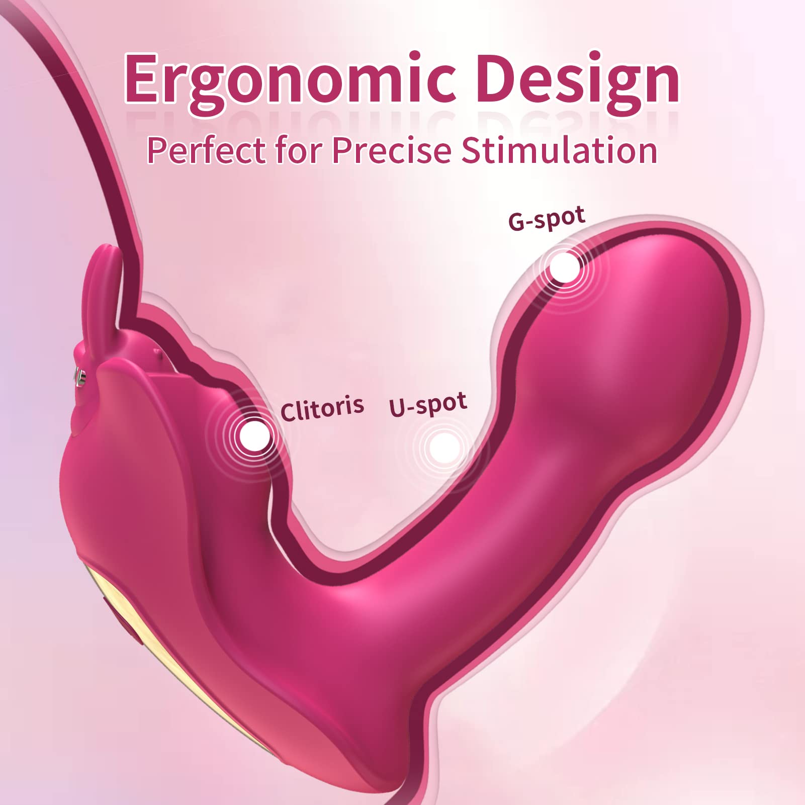 G Spot Clitoris Vibrator Wearable Vibrators Remote Control Stimulator Adult Suction Sex Toys Clitoral Panty Vibrator for Women Pleasure Remote Control