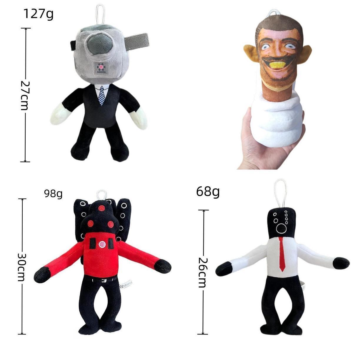 (Style A) Skibidi Toilet Plush Doll Toys Collectible Gifts for Kids Fans Aldults Birthday