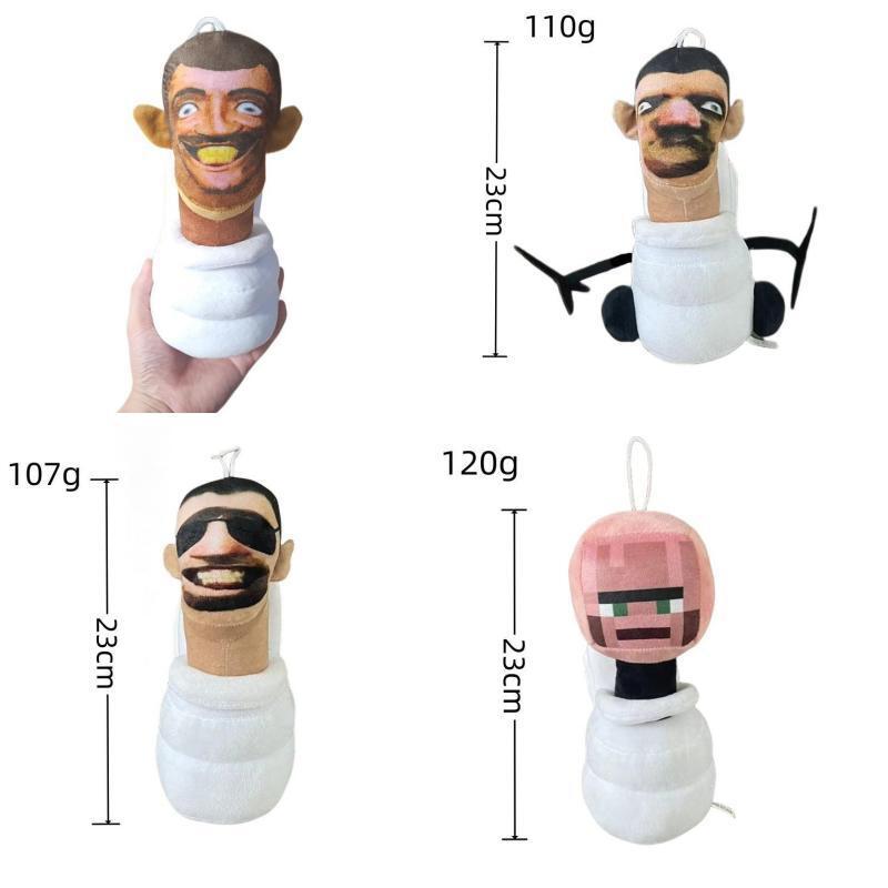 (Style A) Skibidi Toilet Plush Doll Toys Collectible Gifts for Kids Fans Aldults Birthday