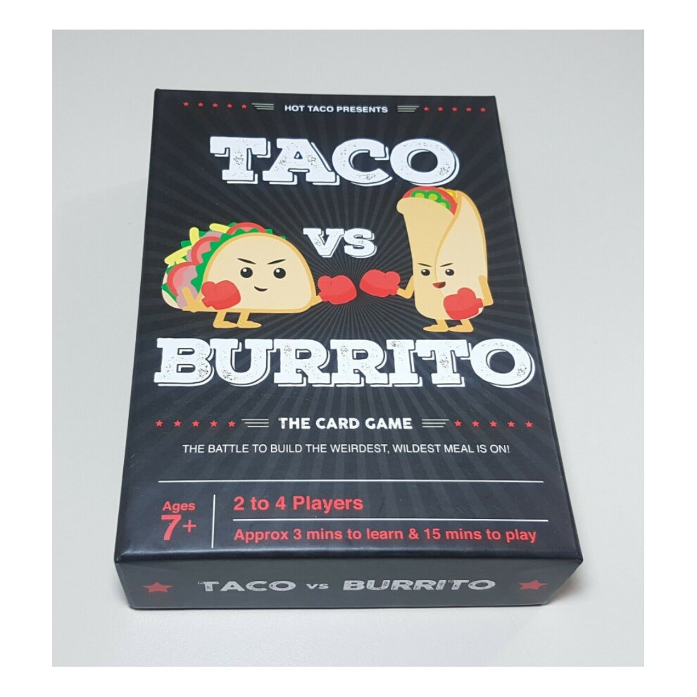 Taco vs Burrito Strategy Card Game Party Game